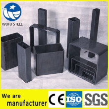 Fábrica de suministro cuadrado rectangular Q235B tubos de acero / tubos